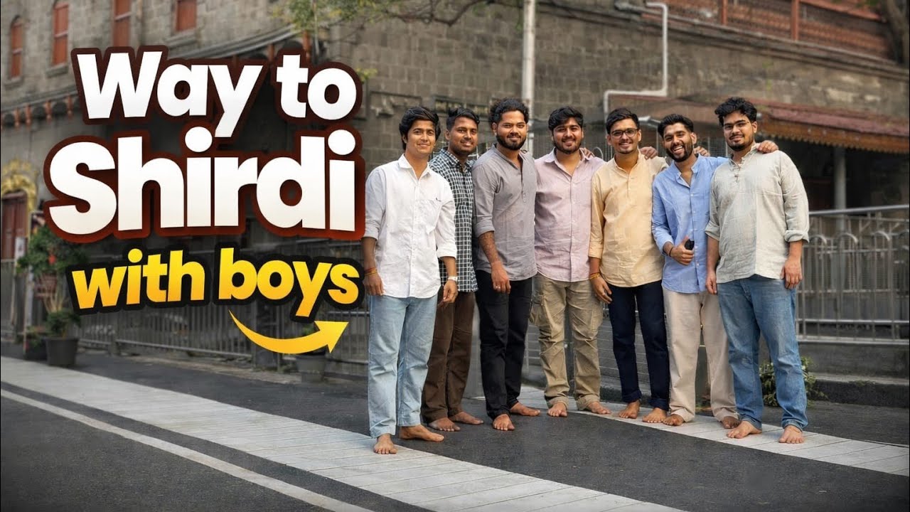 Road Trip to Shirdi with the Boys..🕺🚘