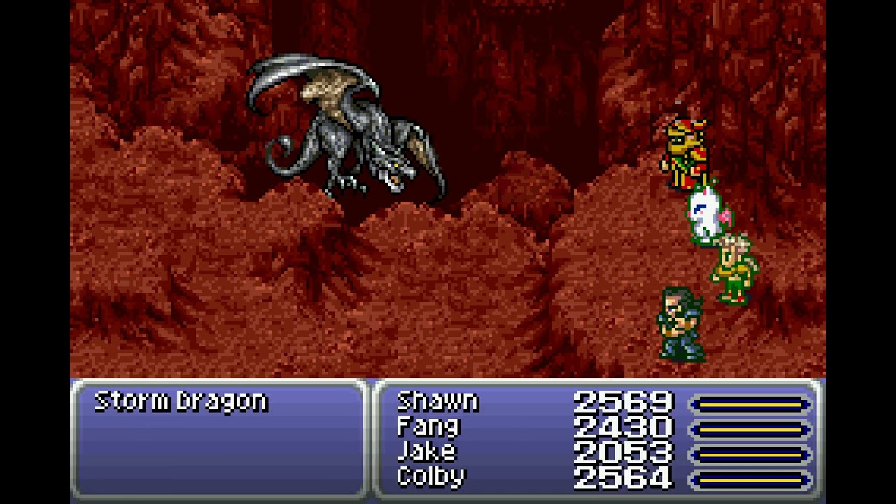 Final Fantasy VI Advance - Mt. Zozo - Storm Dragon