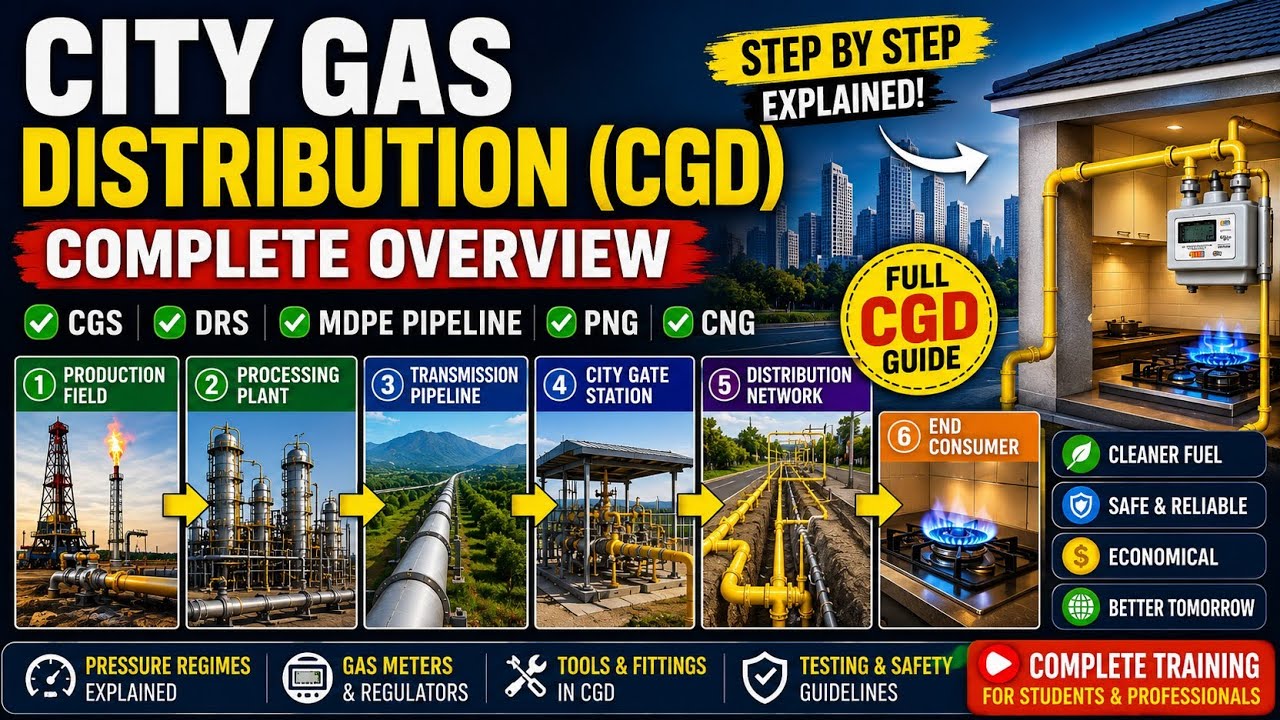 City Gas Distribution (CGD) Complete Overview | CGS, DRS, PNG, CNG Explained for Beginners