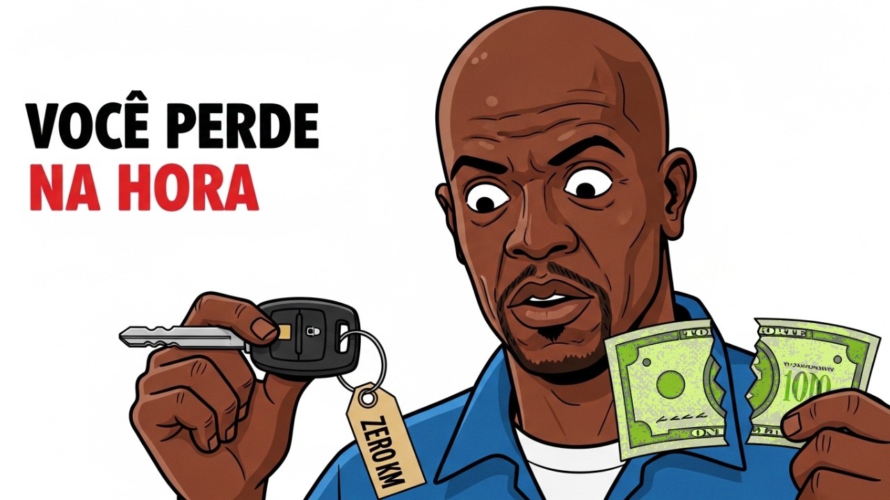 A Armadilha do 'Carro Zero': Quanto dinheiro você RASGA ao sair da concessionária