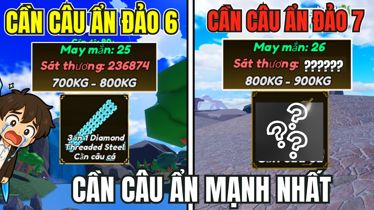 Toan Yolo Khóc Thét Khi Nhận Được 2 Cần Câu Ẩn Mạnh Nhất Đảo 6 Đảo 7 Bằng Cách Này | Titan Fishing