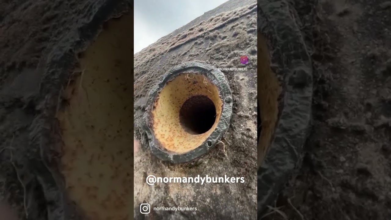 Our original video - Grenade surprise in WW2 D-Day bunker. Not a fake vent, just a clever design.