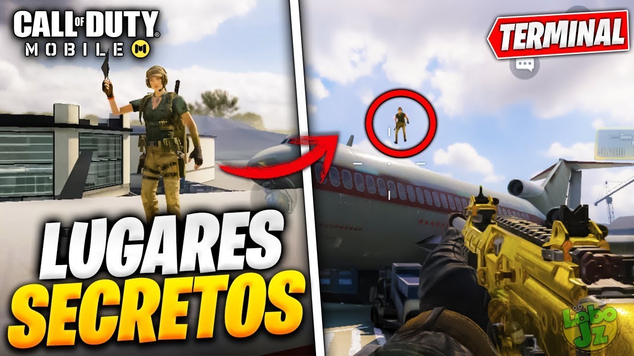 TOP 10 pontos *SECRETOS* no COD Mobile! - PARKOUR PRO COD MOBILE