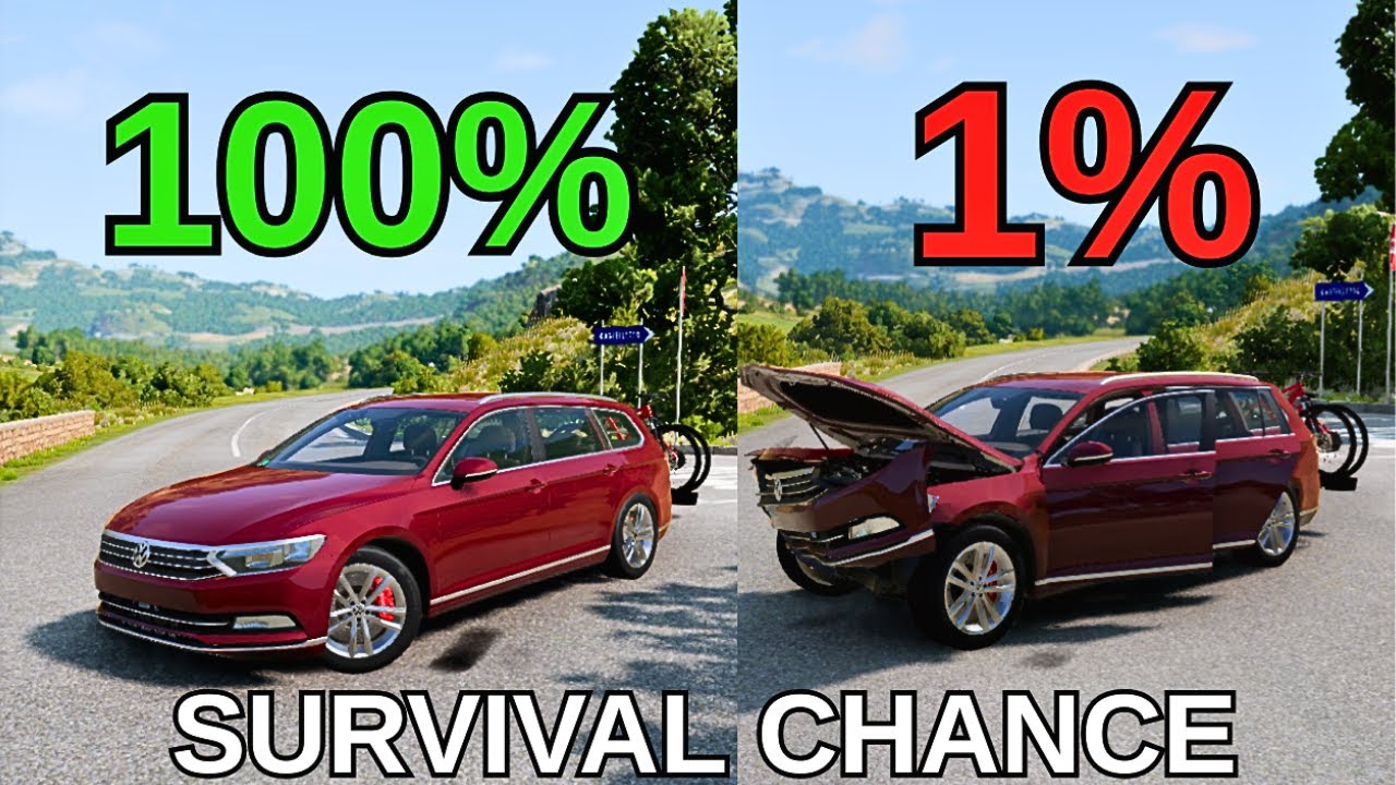 Realistic Survival Chance Crashes #14 | BeamNG.drive