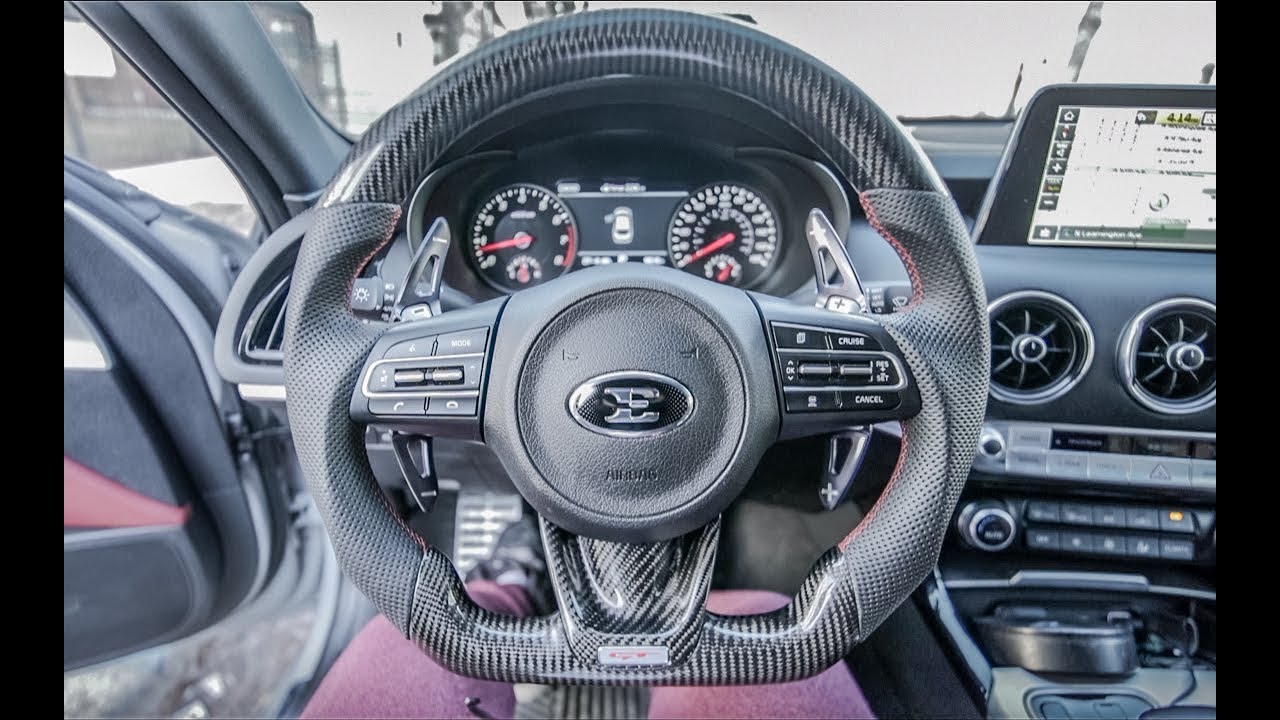 Kia Stinger E Emblem Badge install *STEERING WHEEL