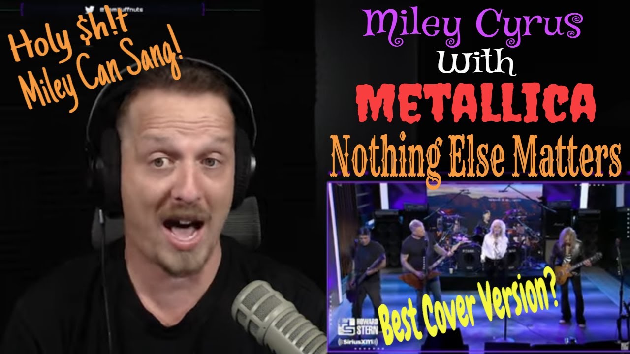 [Реакция] Nothing Else Matters — Metallica с Майли Сайрус | Концерт Говарда Стерна | Реакция Тома...