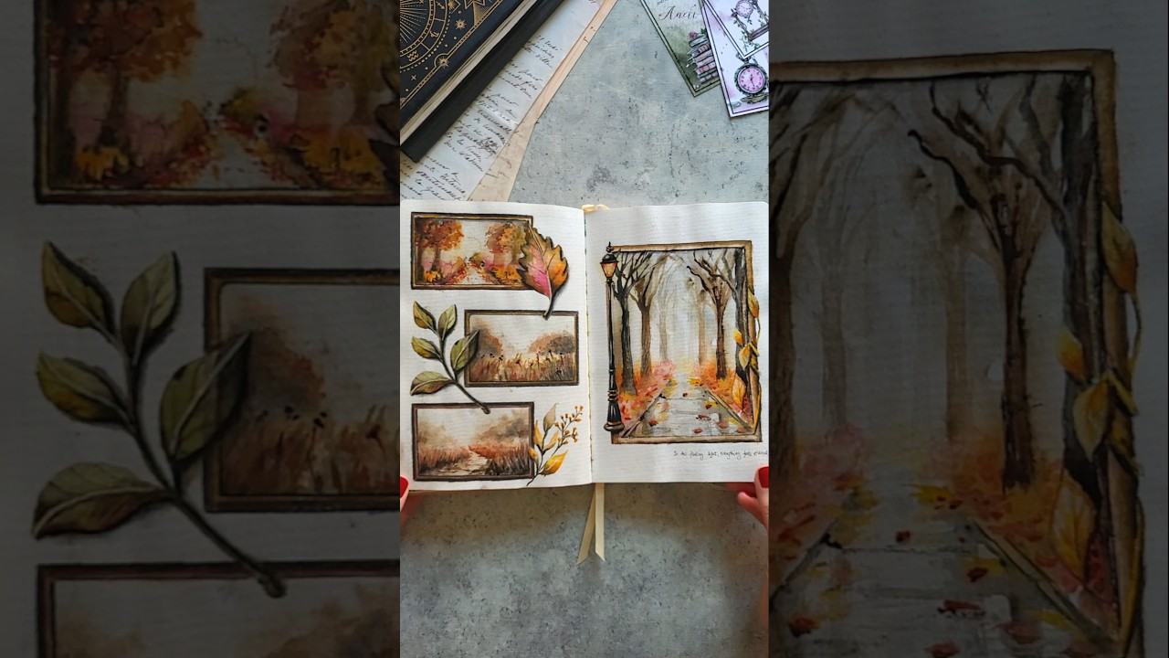 Watercolor Art Journal 🖤🥰 