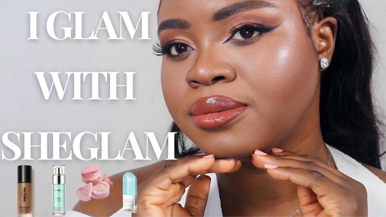 SHEGLAM ON DARK SKIN? | Full Face Makeup Tutorial & Review
