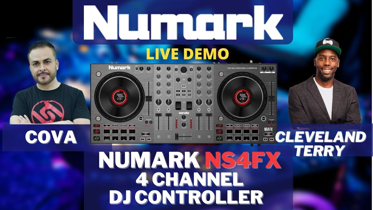 Numark NS4FX 4 Channel DJ Controller w/ Cleveland Terry & Jake Hill Live Demo