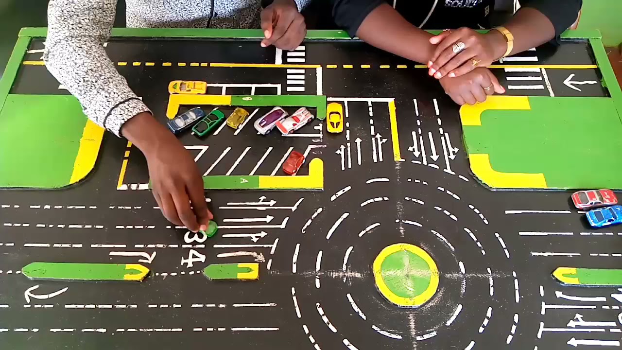 Driving lesson Two  for beginners, model town board and features