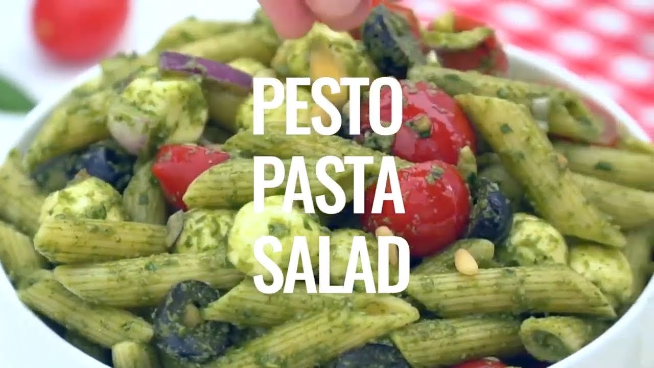 Pesto Pasta Salad Recipe Video