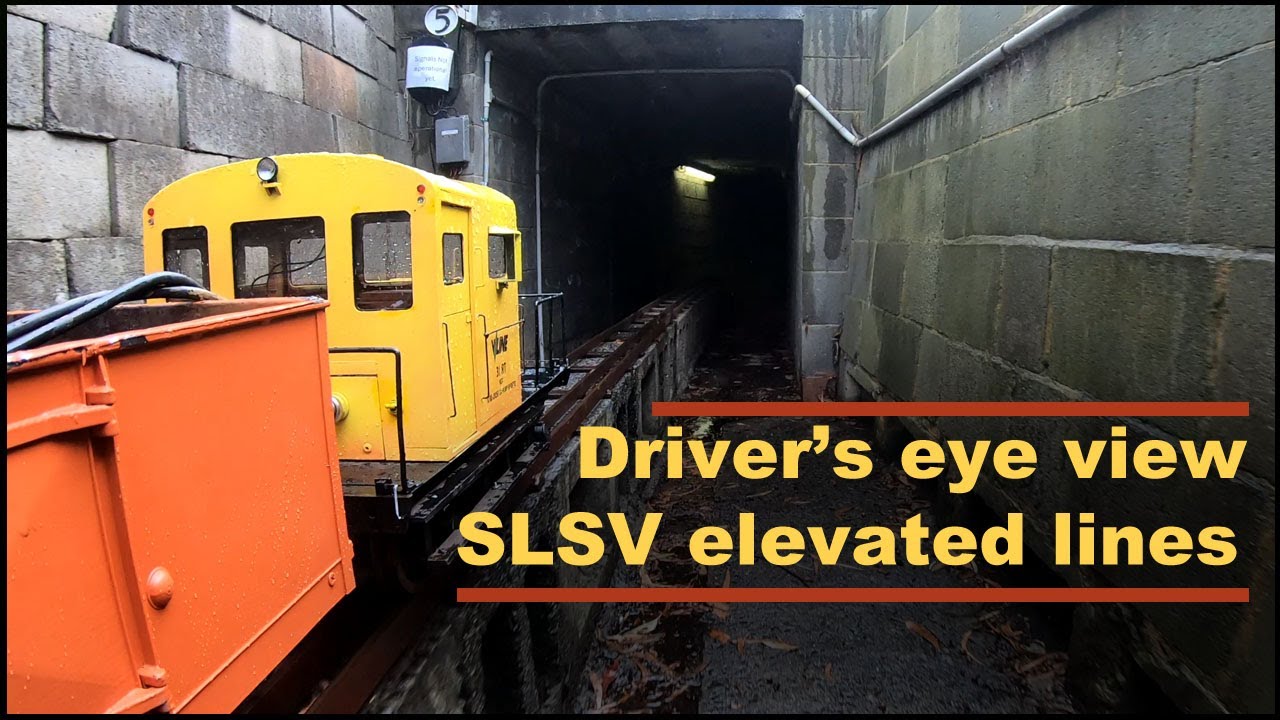 Miniature railway driver's eye view - SLSV elevated lines complete tour