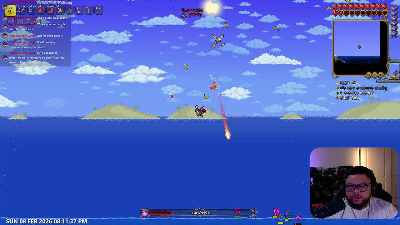 Fishron in Master Mode equals Pain!!! Terraria gameplay Live