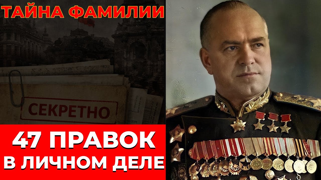 ПОЧЕМУ СКРЫВАЛИ НАЦИОНАЛЬНОСТЬ ЖУКОВА? Кто он на самом деле?