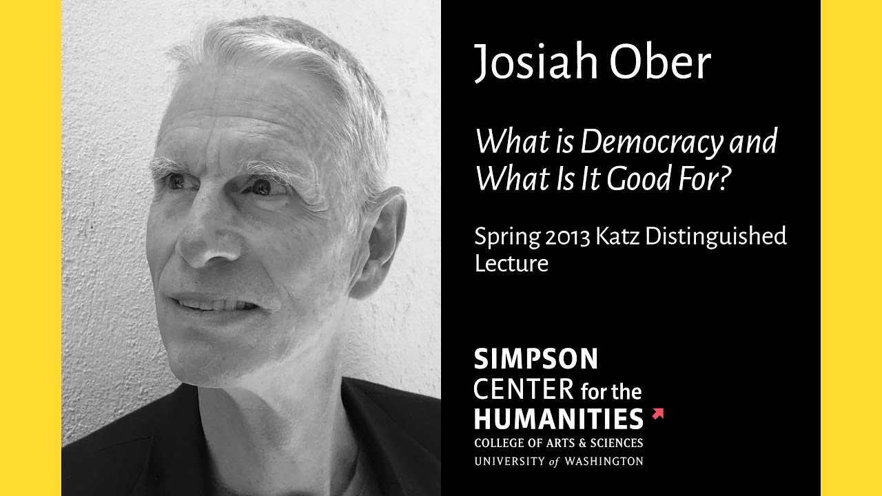 Josiah Ober on Democracy and Political Dissent: 