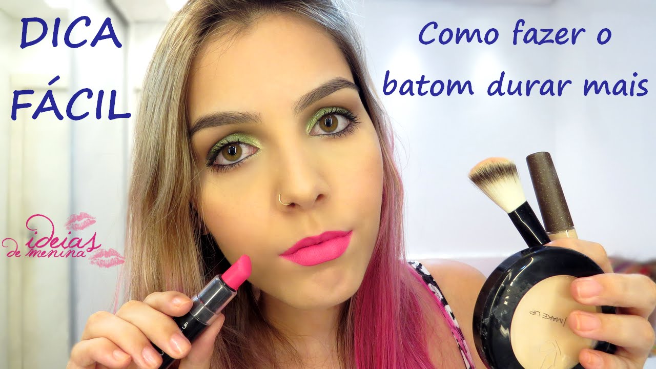 TRUQUE FÁCIL: Como fazer o batom durar mais