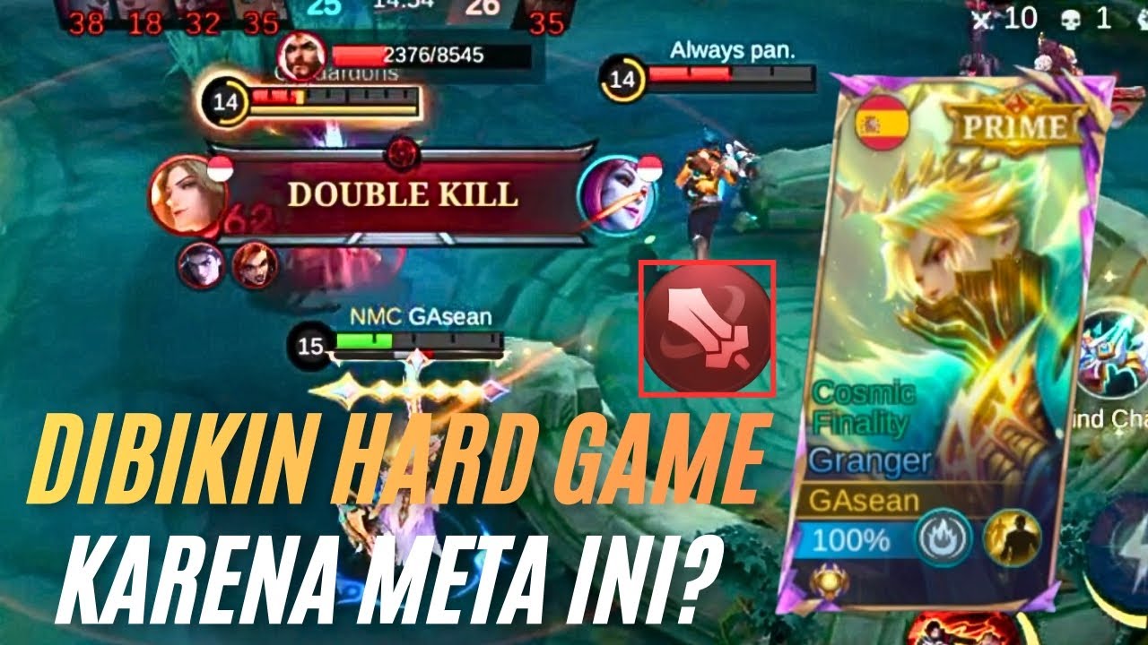 MATCH HARD GAME!! TIM DIBIKIN KESUSAHAN KARENA META INI!! PAKE CARA INI BUAT COUNTERNYA!! - MLBB