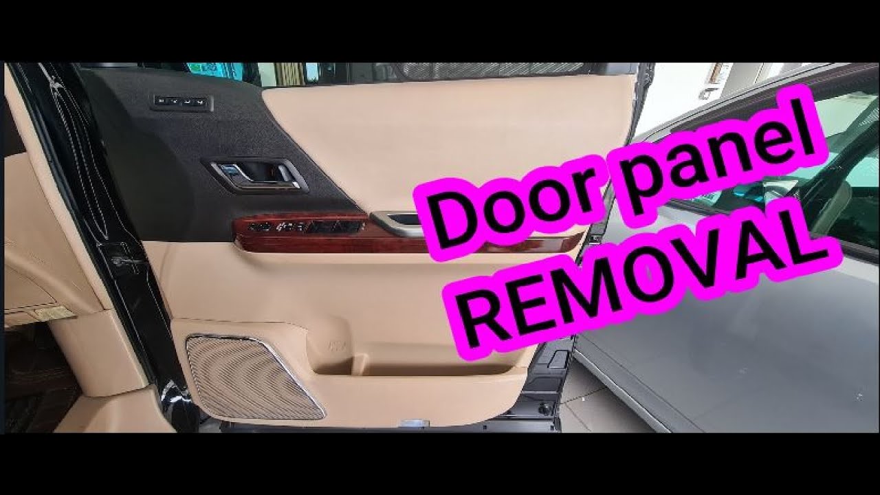 How to remove front door panel