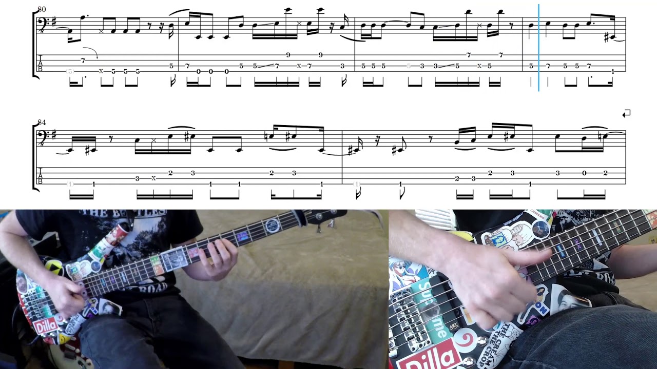 Space Scraper - Toshiki Kadomatsu - Bass Cover with Tab