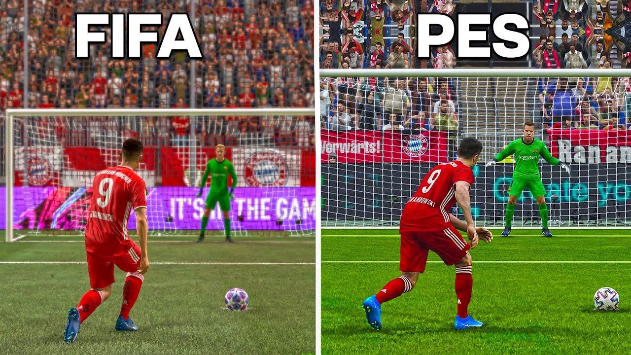 РОБЕРТ ЛЕВАНДОВСКИЙ Пенальти • FIFA vs PES: с 2011 по 2022 год