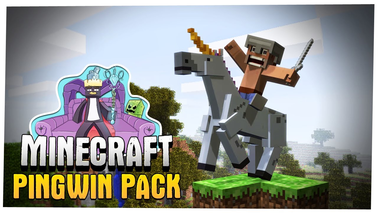 Minecraft - KONIK NIE LUBI .... ?? - Pingwin Pack Let's Play! #2