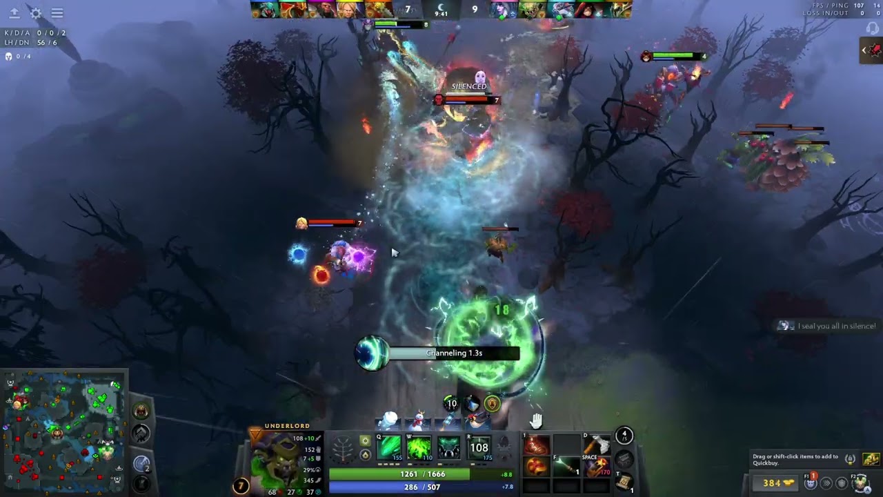 [LIVE GAMEPLAY] Win Lane Lose Game, Underlord Octarine Aghs | Rank Divine