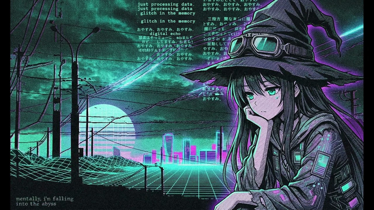 Overwhelmed Witch   Original Music Synthwave  Glitch By Yume Gt