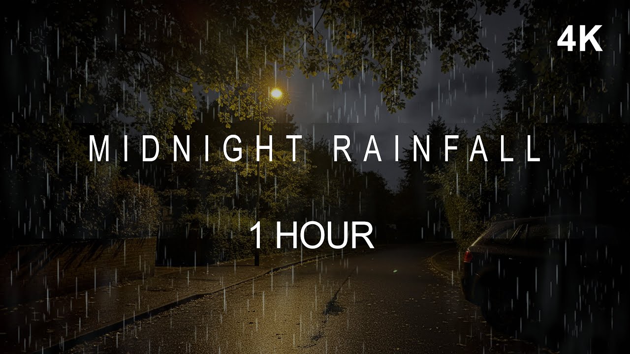⛈️ Heavy Rain Sounds | Relax Your Mind & Fall Asleep Fast | 1 Hour