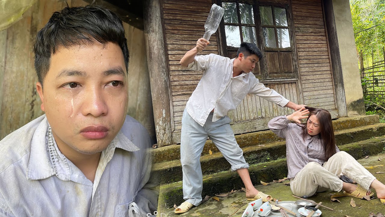 I went back to visit my ex-wife - she was beaten and abused by her new husband who was drunk