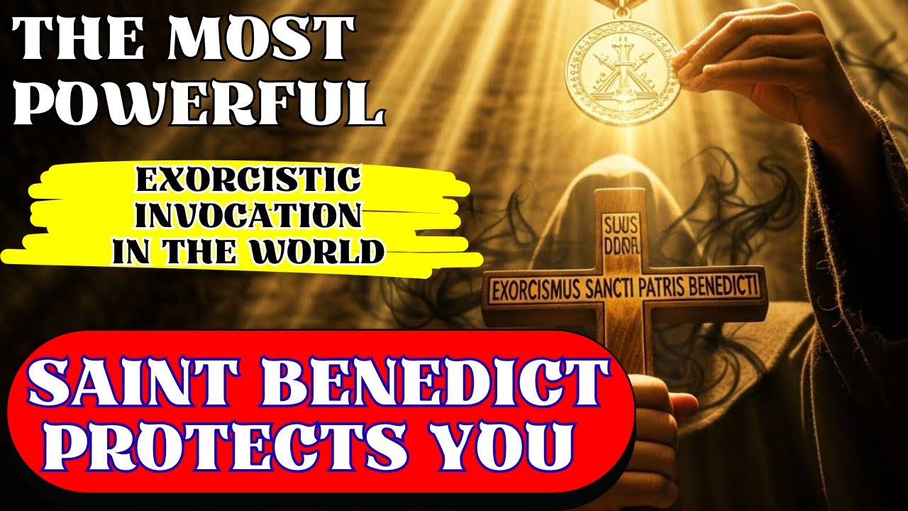 Самое мощное в мире заклинание экзорцизма: Святой Бенедикт защитит вас.