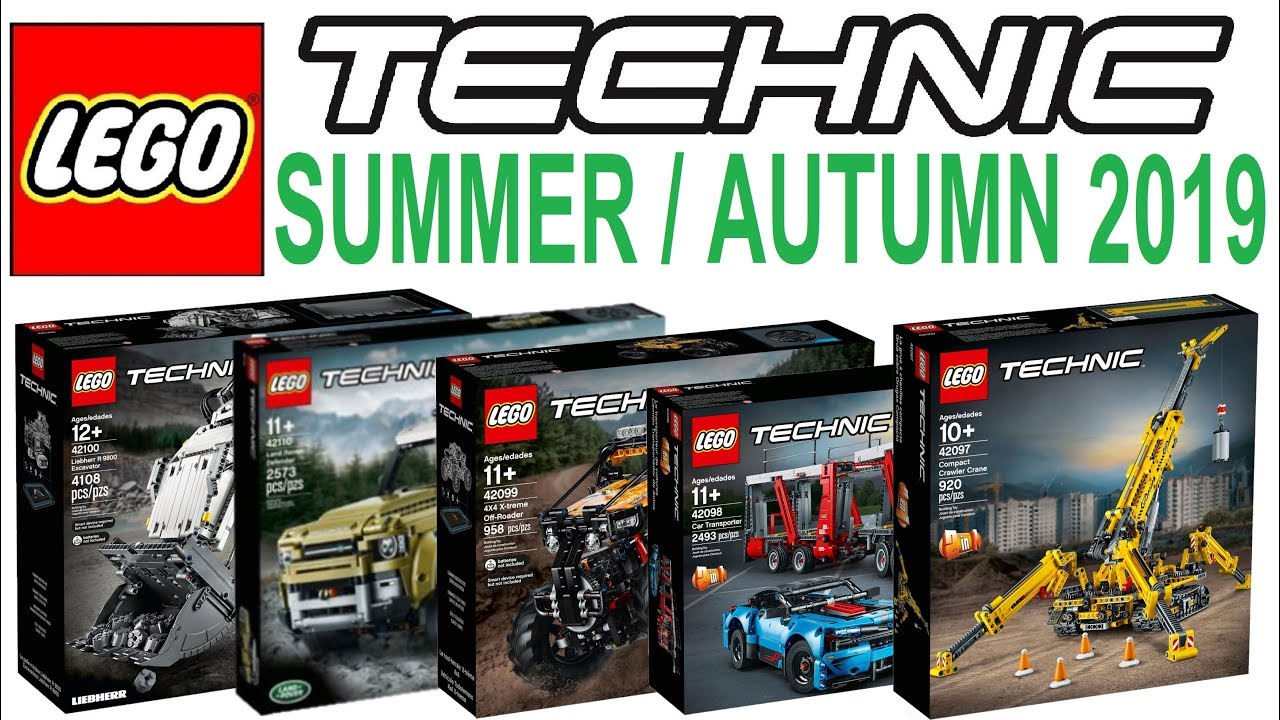 All LEGO Technic Sets Summer Autumn 2019 - Lego Speed Build Review