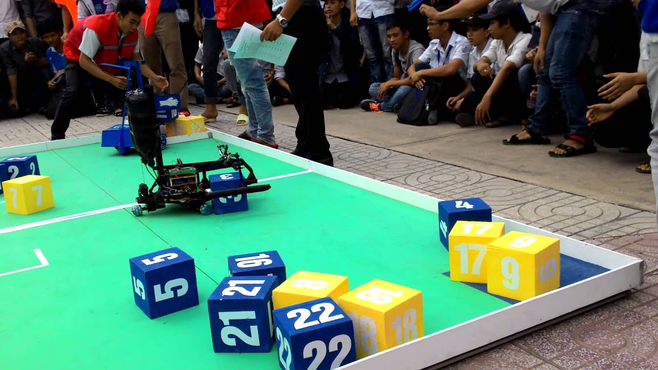 Chung kết Robocon-RoboPick ĐH GTVT TP.HCM 2015 MASTERY vs QUATA