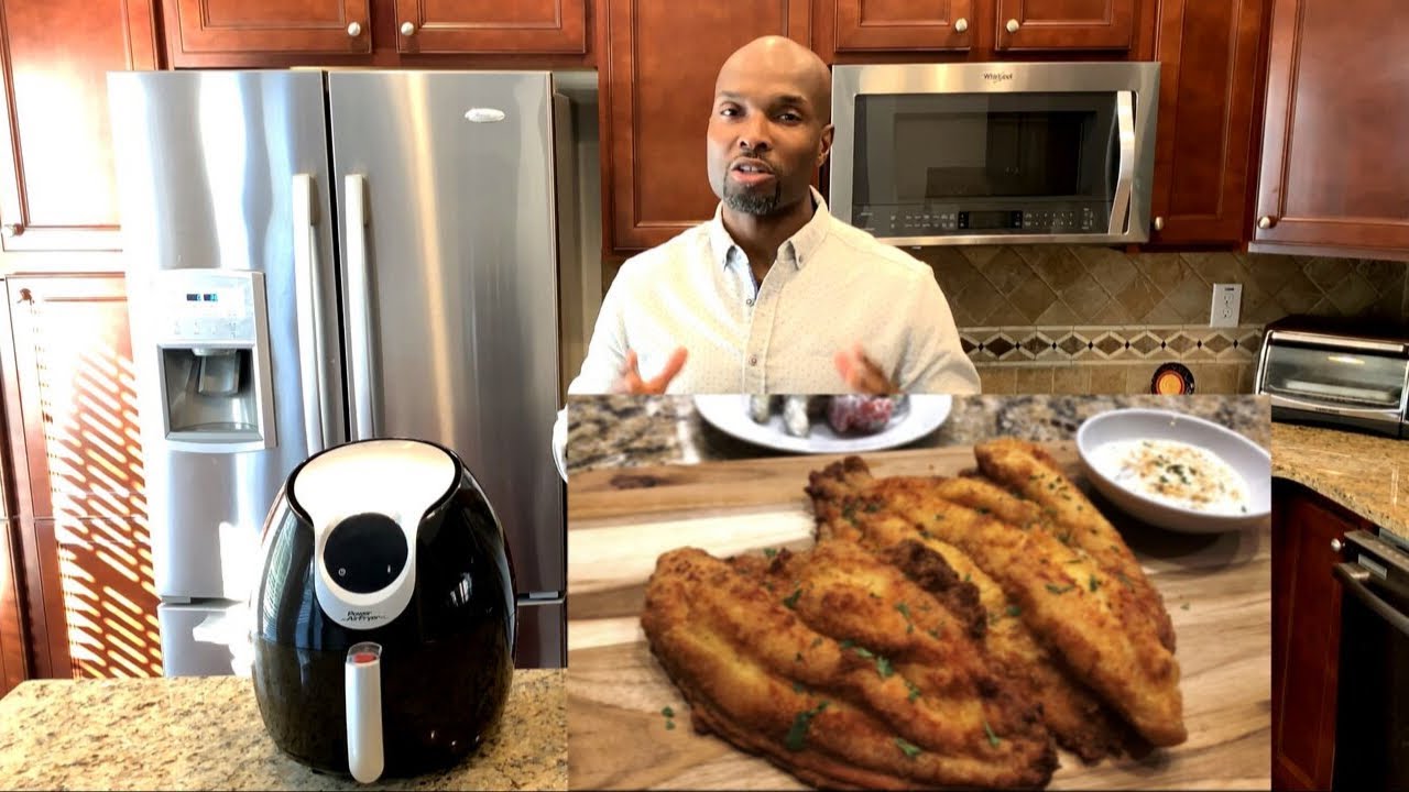 I Southern &ldquo;Air Fried&rdquo; Catfish Recipe | Using Power Air Fryer XL | Low Fat Healthy Fried Recipe |