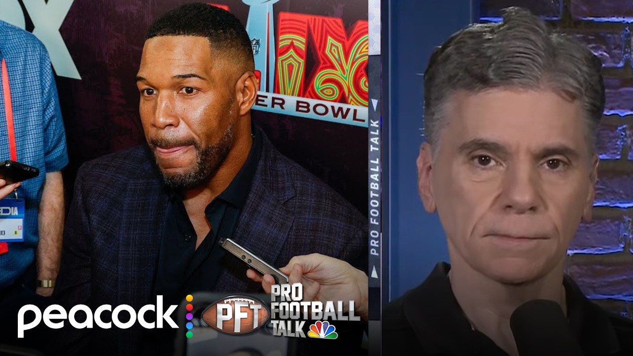 Michael Strahan addresses criticism over Chris Johnson interview | Pro Football Talk | NFL on NBC