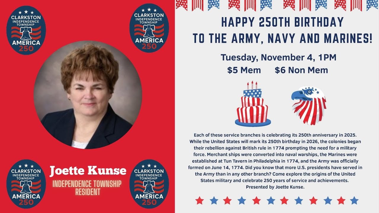 Road to the Revolution - The 250th Birthdays of the Army, Navy and Marines