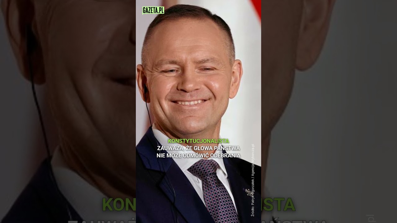 Ślubowanie sędzi&oacute;w TK. Profesor Chmaj: To obowiązek prezydenta #shorts