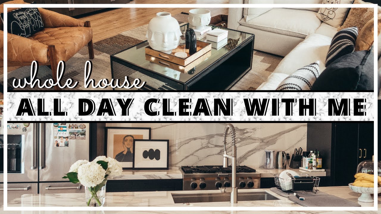 CLEAN WITH ME | CLEANING MY WHOLE HOUSE | CLEANING MOTIVATION 2020