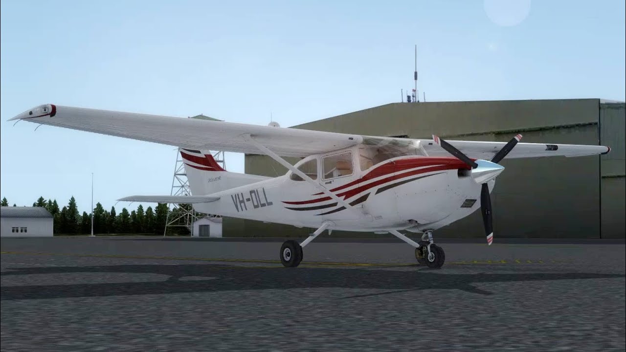 A2A Cessna 182 Skylane - Intro with startup and landing