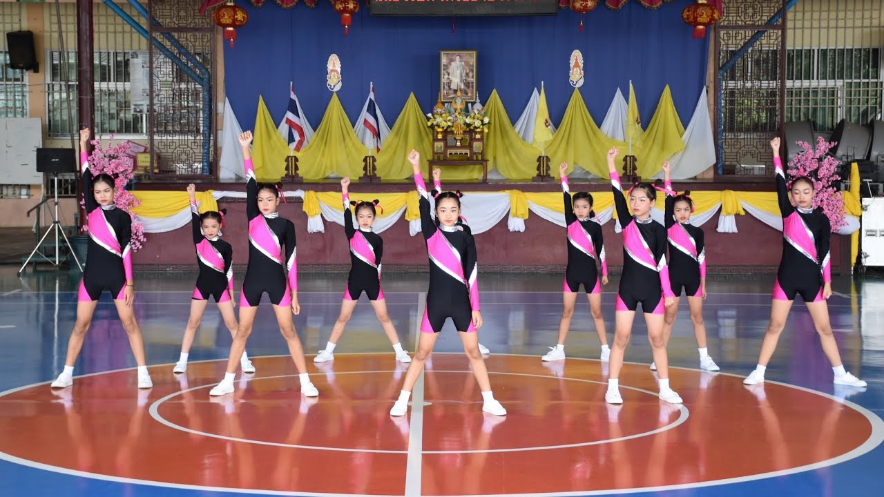 โรงเรียนเจี้ยนหัว 健华学校-การแข่งขันแอโรบิคเครือข่ายโรงเรียนเอกชนสอนภาษาจีนภาคตะวันตก 2566