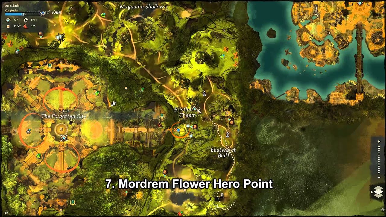 GW2 Auric Basin Hero Points Guide