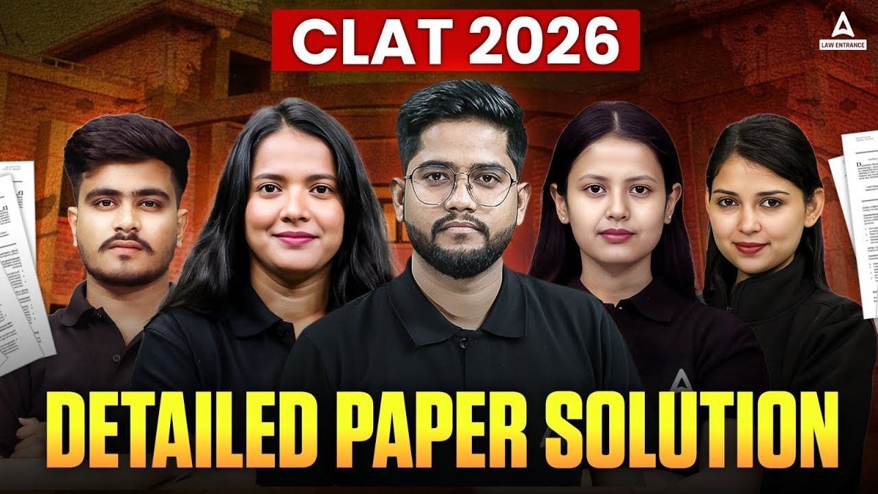 CLAT 2026 Answer Key | CLAT 2026 Paper Solution  | CLAT Section Wise Analysis