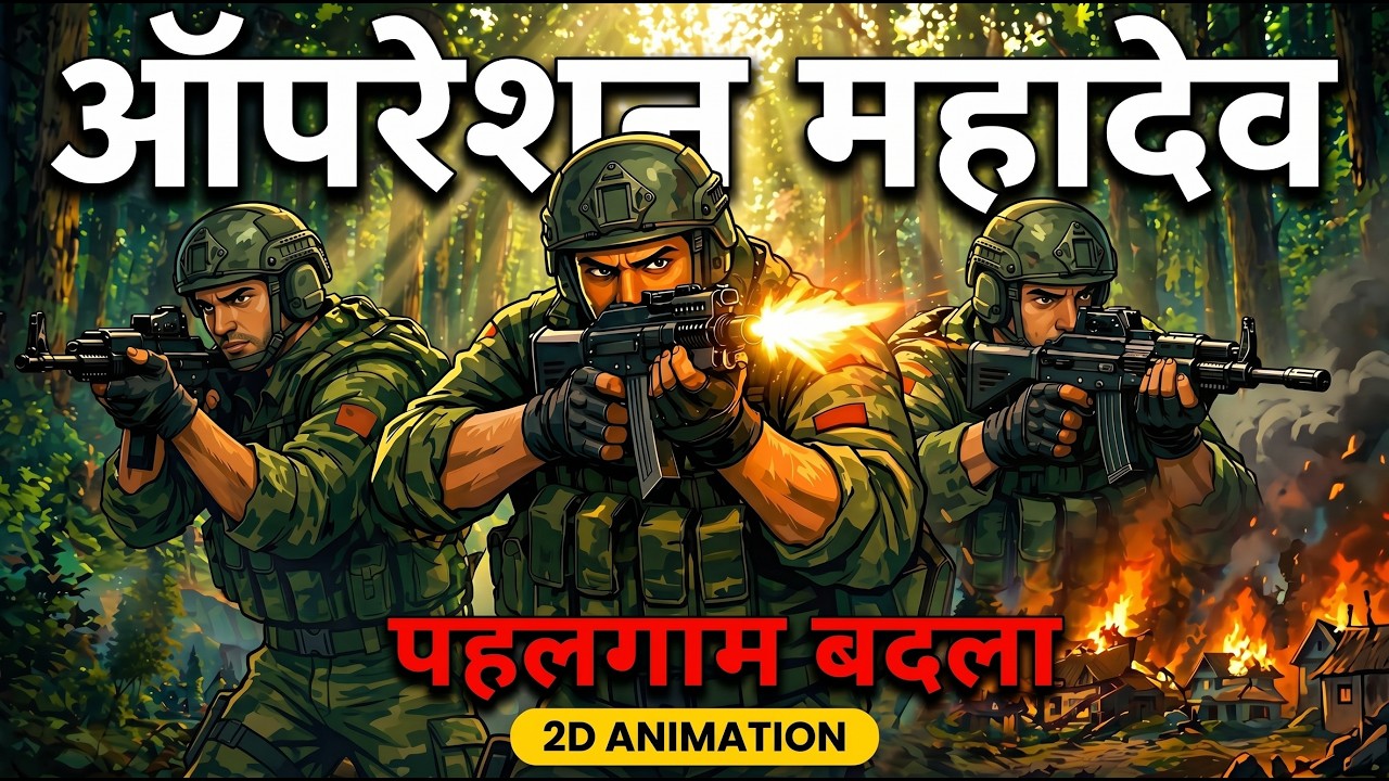 Operation Mahadev: Real Story? | Pahalgam Attack | Indian Army Operation | 2D Animation