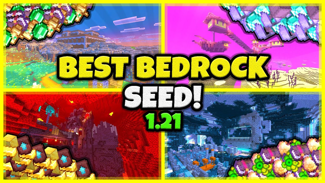 BEST SEED EVER!! In Minecraft Bedrock 1.21!
