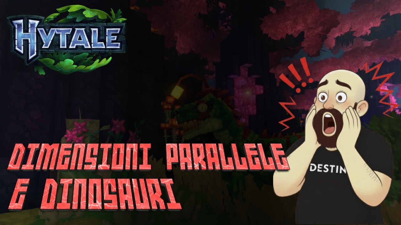 DIMENSIONI PARALLELE E DINOSAURI - Hytale Gameplay ITA #2