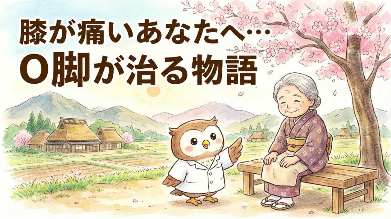 諦めないで！膝痛とO脚が治る物語　理学療法士監修