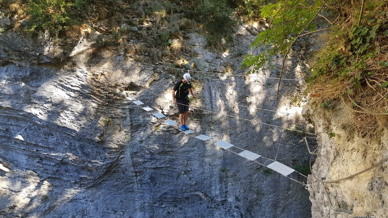 Vía Ferrata Escuacho k4  Escarrilla