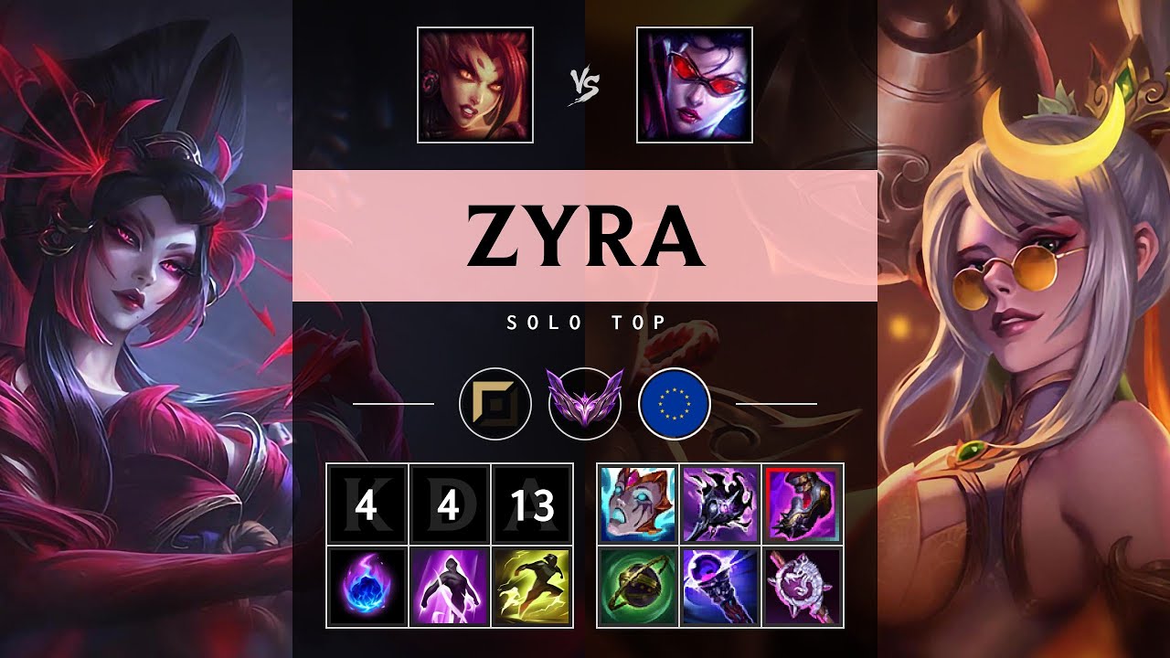 Zyra Top vs Vayne - EUW Master Patch 25.15