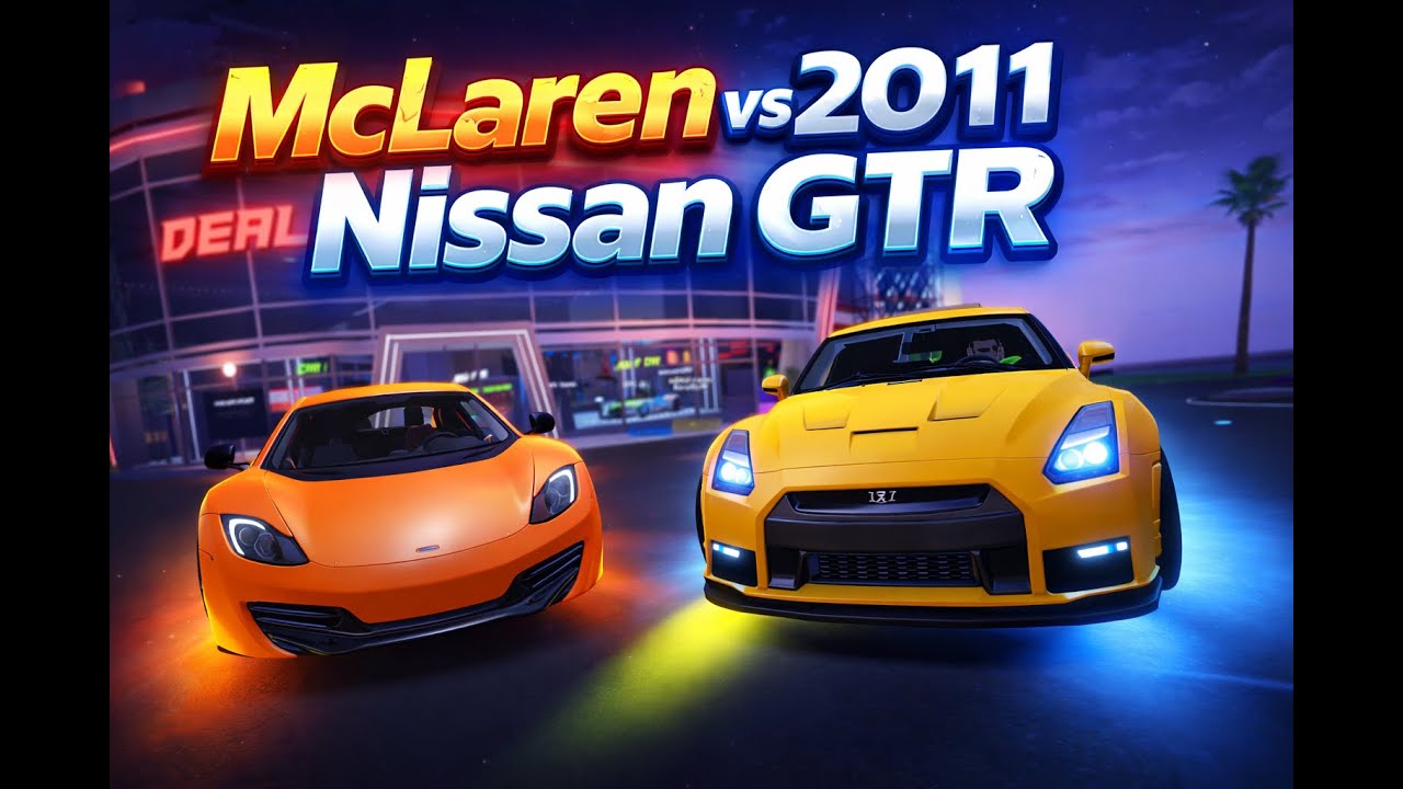 MCLAREN// VS// 2011 MODEL NISSAN GTR EXTREME RACING 😎😎😎😜👌👌👌