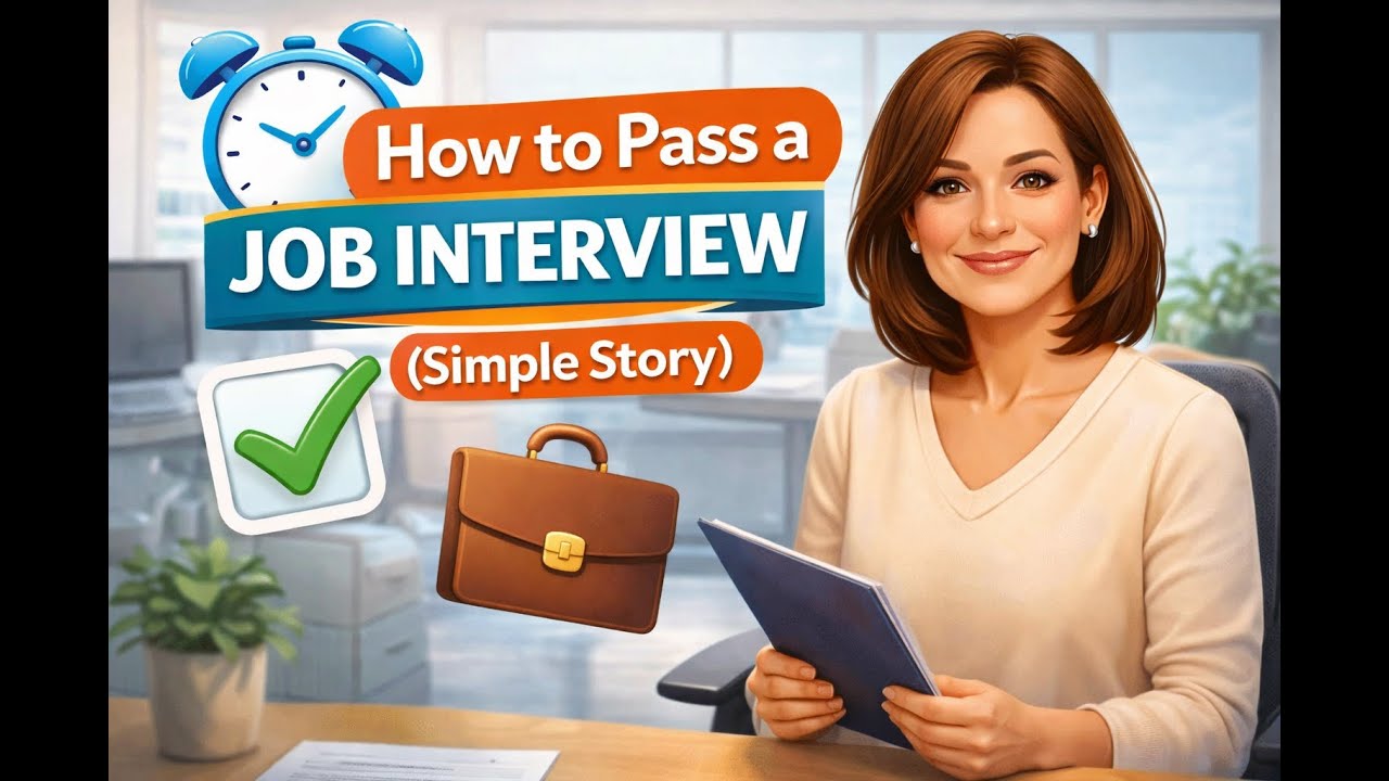 My First Job Interview… and What I Did Wrong (Simple English Story)