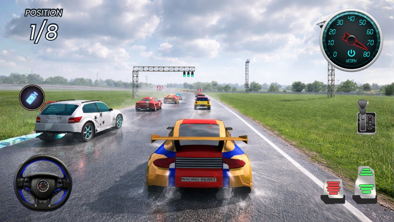🚗💥 OFF-ROAD SUPER CAR RALLY RACE ! phone game #RallyFury 😱🔥 Android Gameplay #17